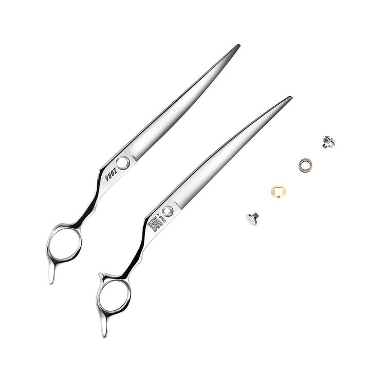 Zora A-800C Curved Pet Grooming Shear