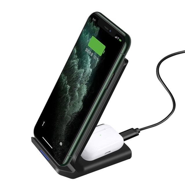 15W Qi Fast Charging Dock Station